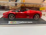 LaFerrari Aperta red with Acrylic case 1:24 Bburago licensed diecast Scale Model car collectible