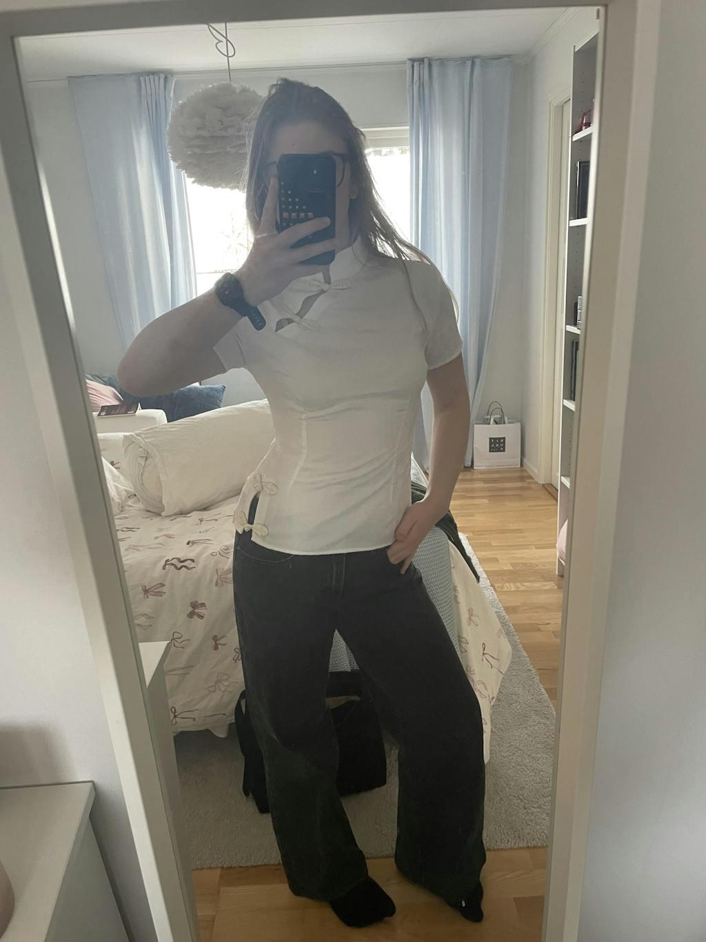 SUUS COLLAR TOP IN CREAM