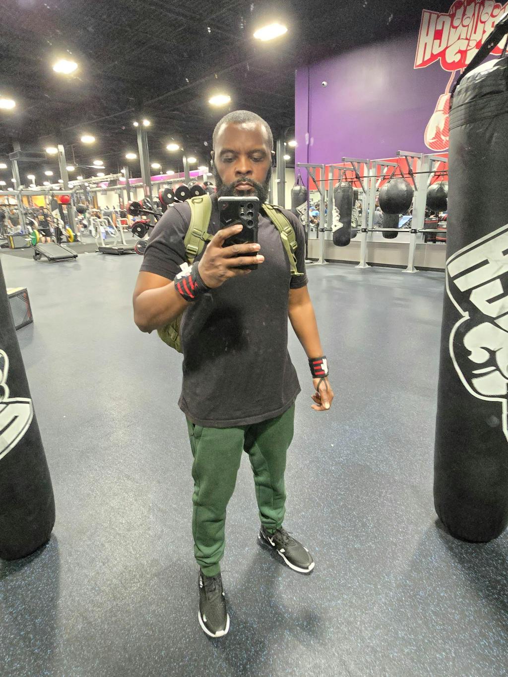 Black Line Wrist Wraps