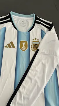 Argentina World Cup Langarm Trikot Heim 2026
