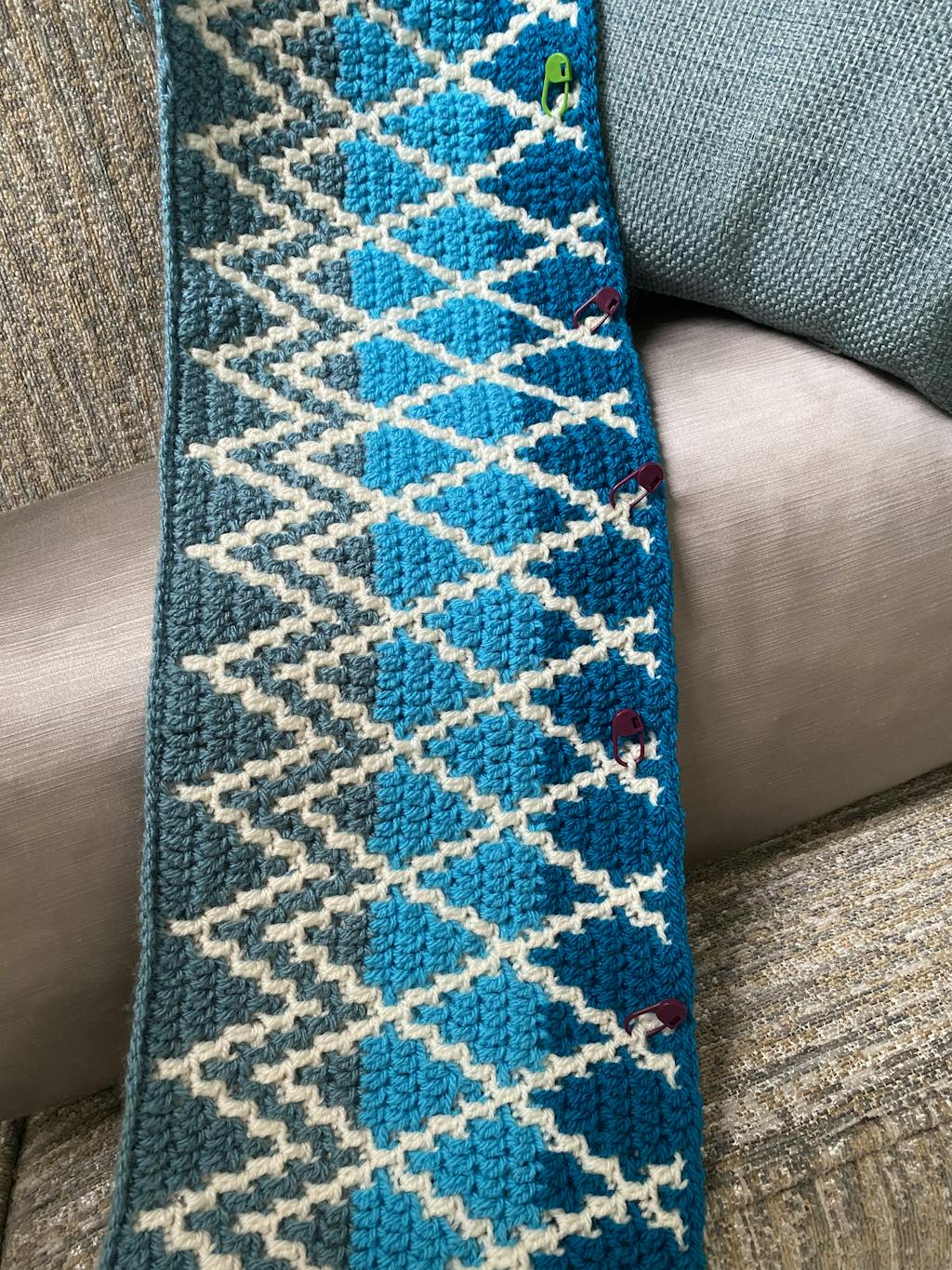 Queen Blanket CAL by Tinna Thorudottir Thorvaldar Oceania — Sconch