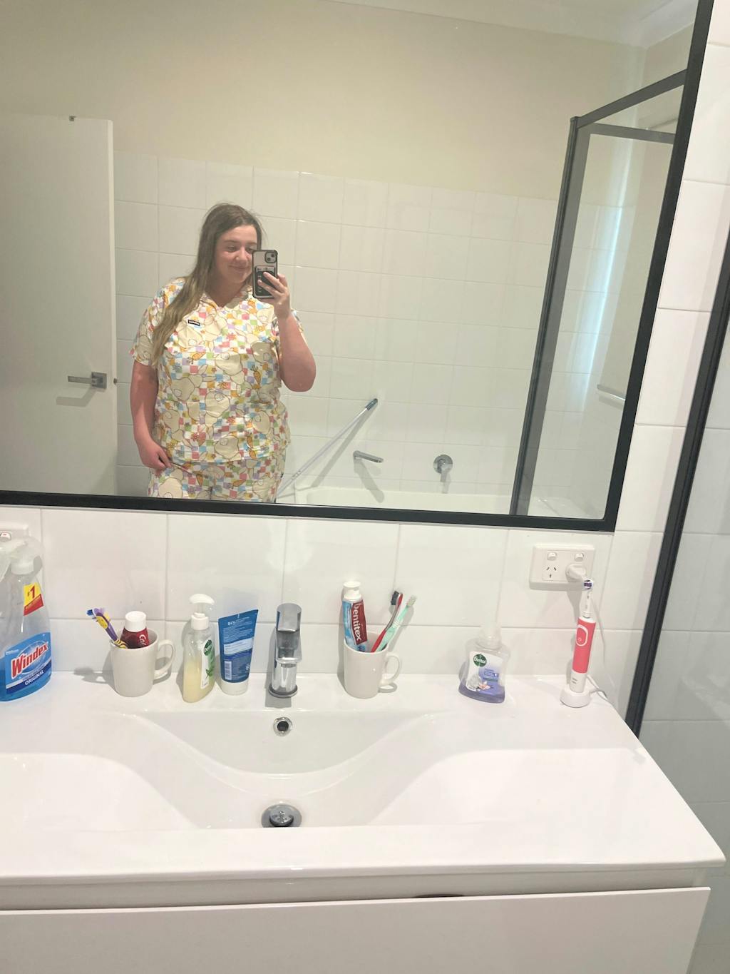 Checkered Rabbits - Scrub Set