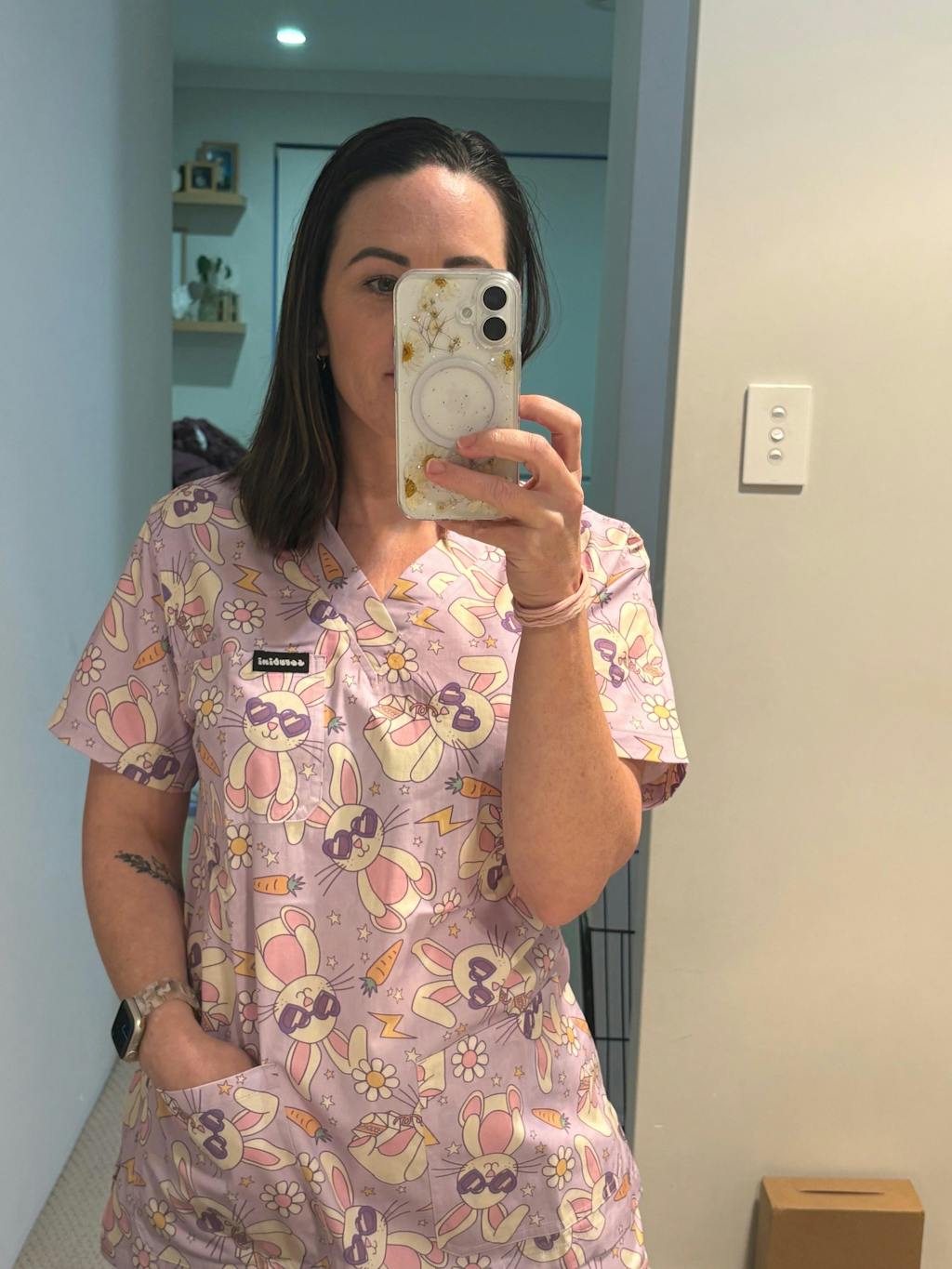 Purple Peter Rabbit - Scrub Set