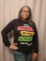 Black History Month Shirt | Dream Believe Achieve | Long Sleeve BHM Tee | Pan-African Colors