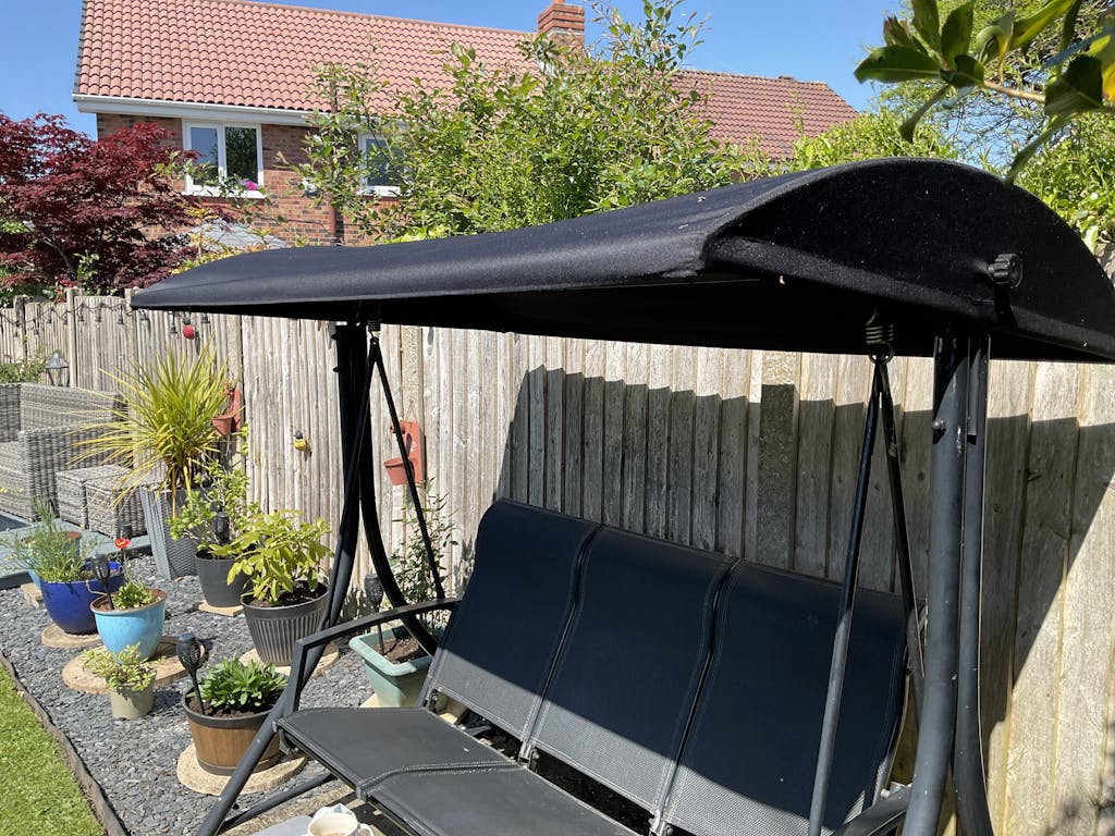 Replacement Canopy for Havana 3 Seater Black Swing