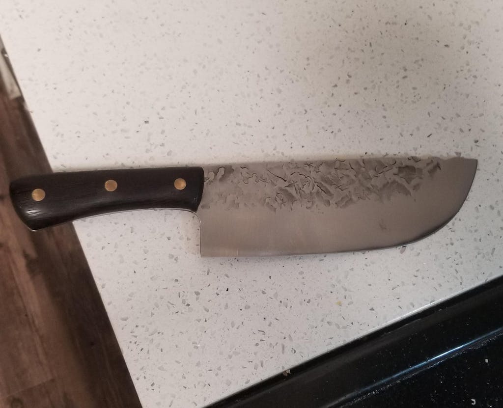 Butcher Knife Slaughter Knife Handmade BBQ Knife