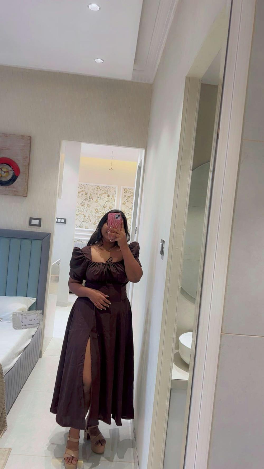 Cinderella Brown Sundress