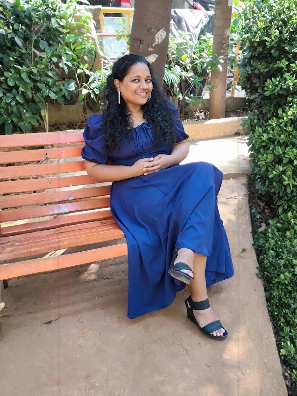 Cinderella French Navy Sundress