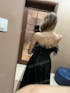 Chic A-line Strapless Black Long Prom Dresses Feather Evening Gowns Pageant Dress TKL061