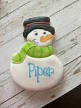 Snowman Plaque Cookie Cutter