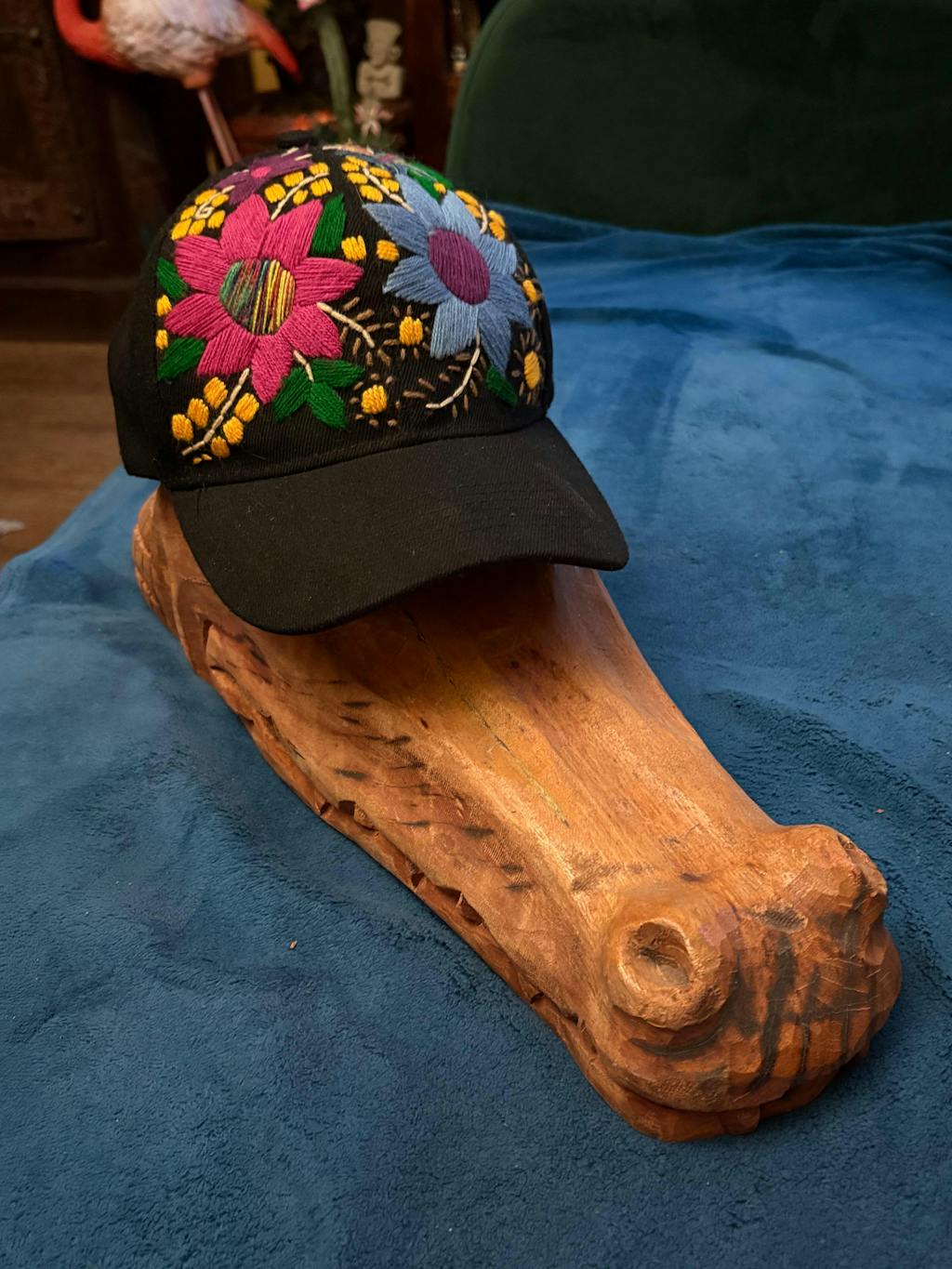 Czapka z daszkiem Bordado Czarna