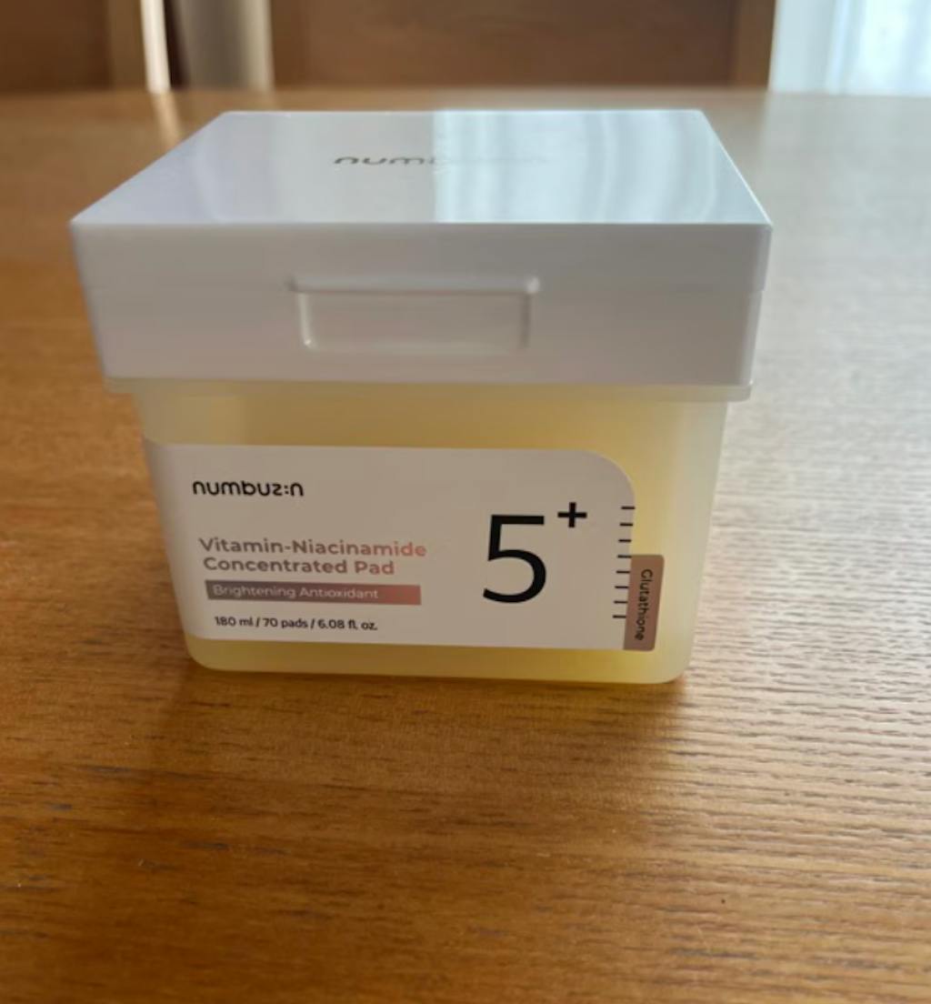 [NUMBUZIN] No.5+ Niacinamide Concentrated Toner Pad (6.08oz, 70Pads)