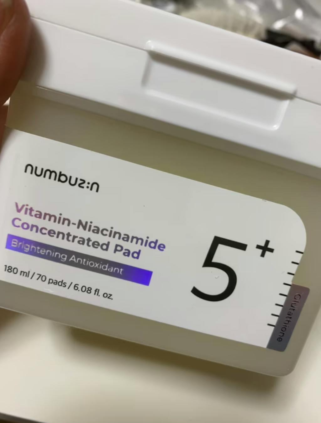 [NUMBUZIN] No.5+ Niacinamide Concentrated Toner Pad (6.08oz, 70Pads)