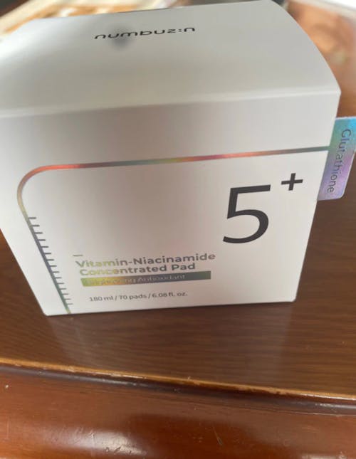 [NUMBUZIN] No.5+ Niacinamide Concentrated Toner Pad (6.08oz, 70Pads)