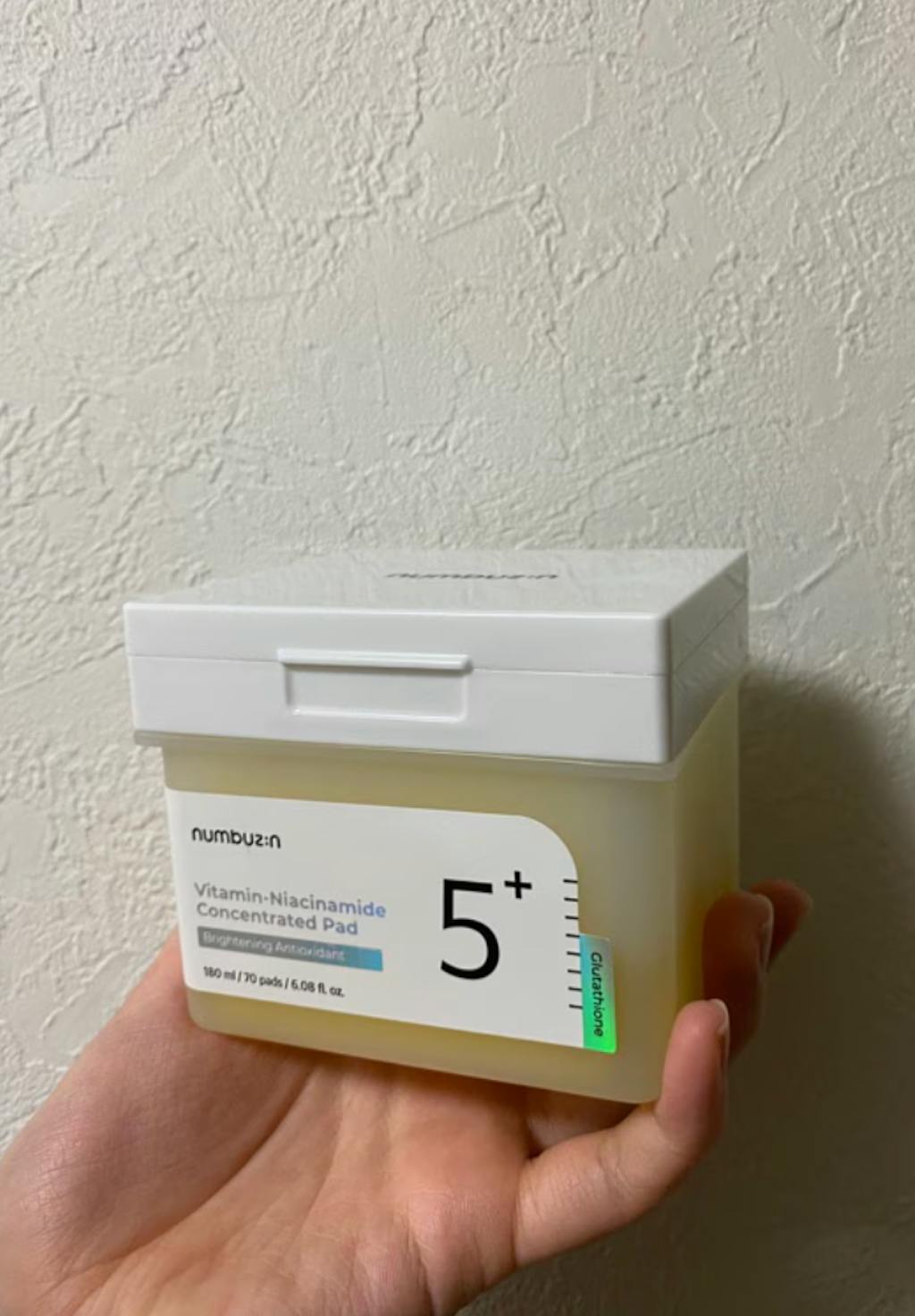 [NUMBUZIN] No.5+ Niacinamide Concentrated Toner Pad (6.08oz, 70Pads)