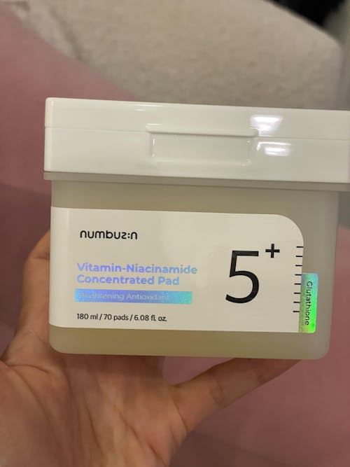 [NUMBUZIN] No.5+ Niacinamide Concentrated Toner Pad (6.08oz, 70Pads)