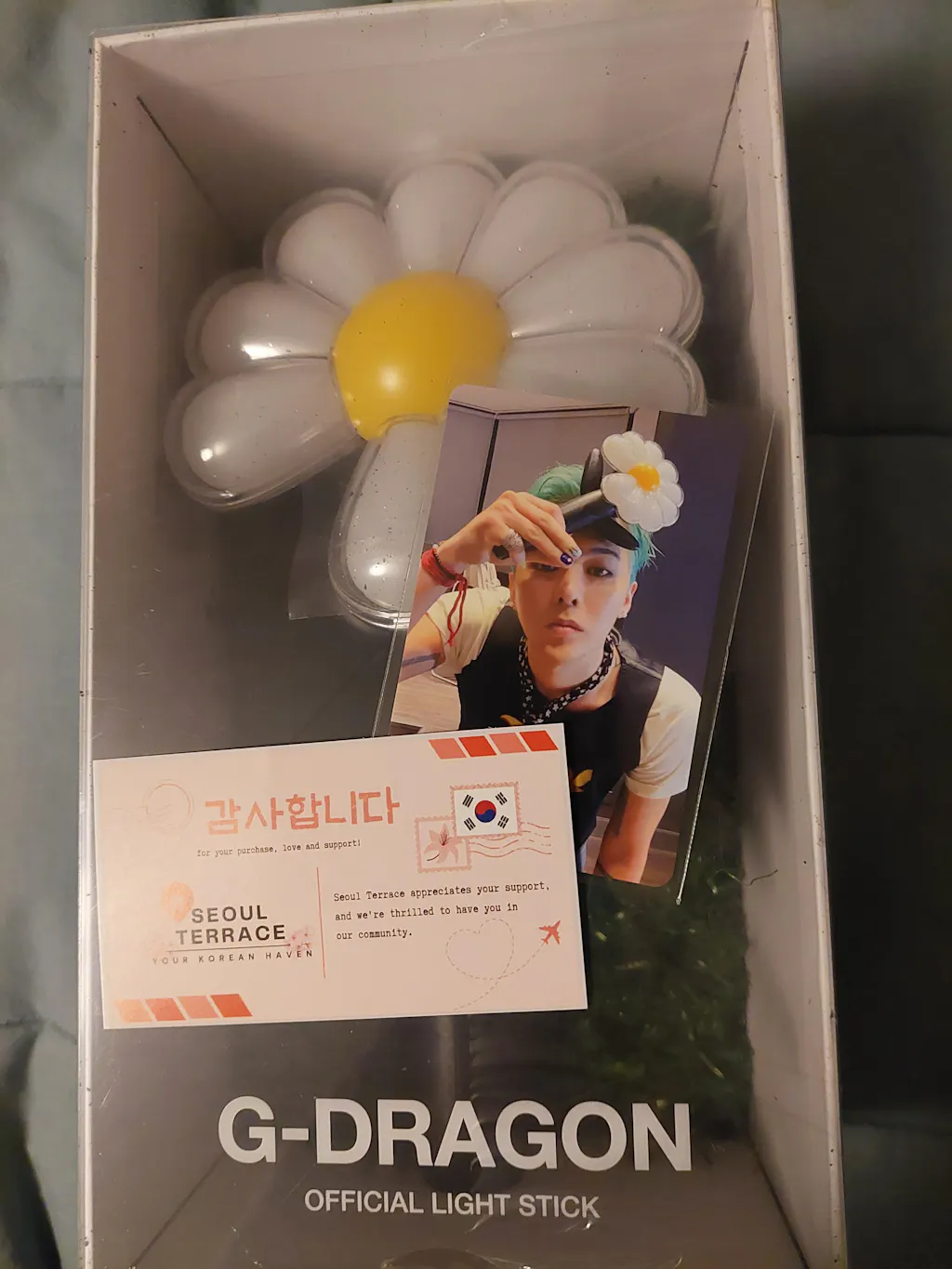 G-DRAGON OFFICIAL LIGHT STICK CRADLE - Supporto Per Lightstick Con Portachiavi Esclusivo, USB Type-C - 3