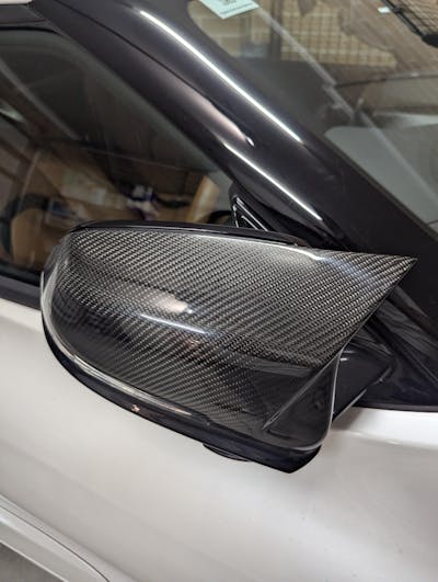 M Style Carbon Fiber Mirror Caps for Toyota GR Supra A90/A91
