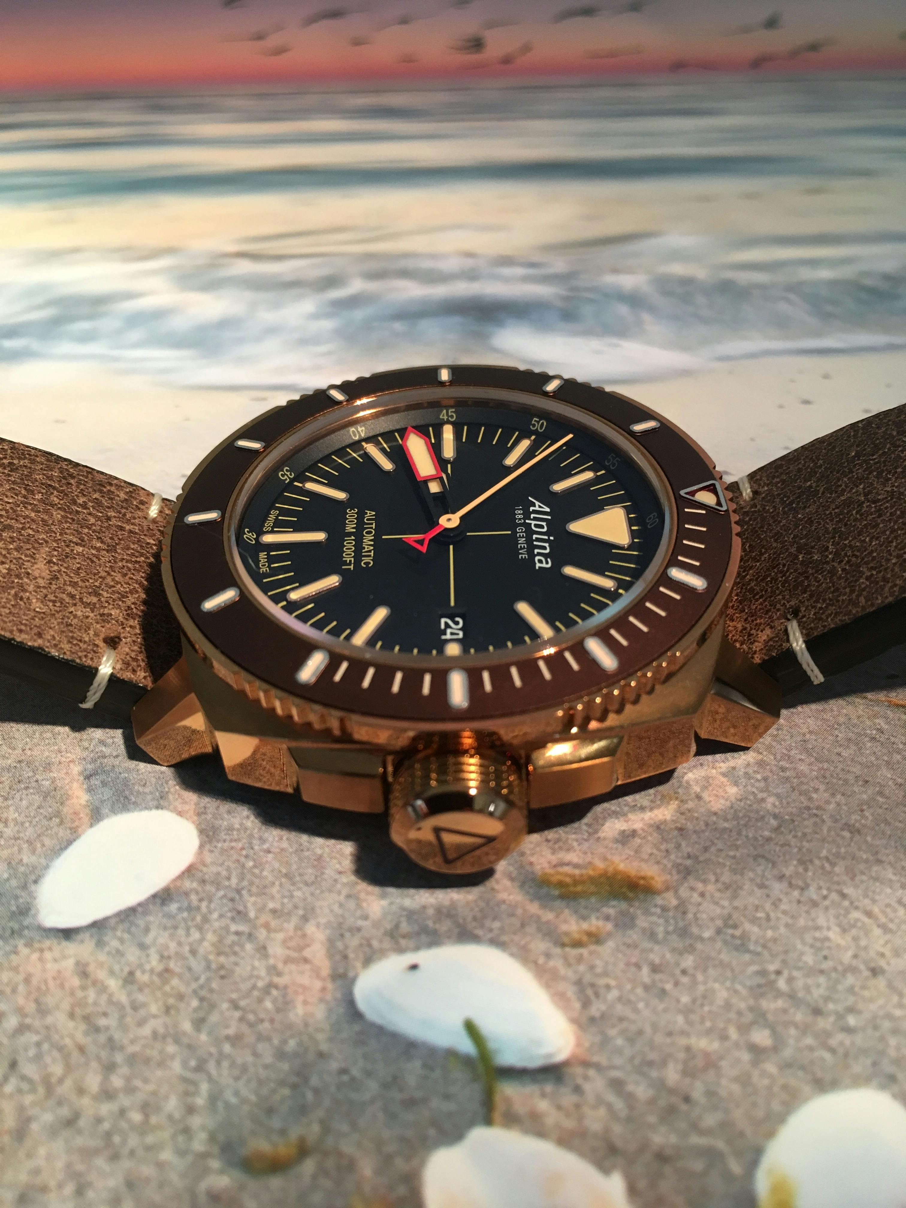 Alpina seastrong outlet diver 300 bronze