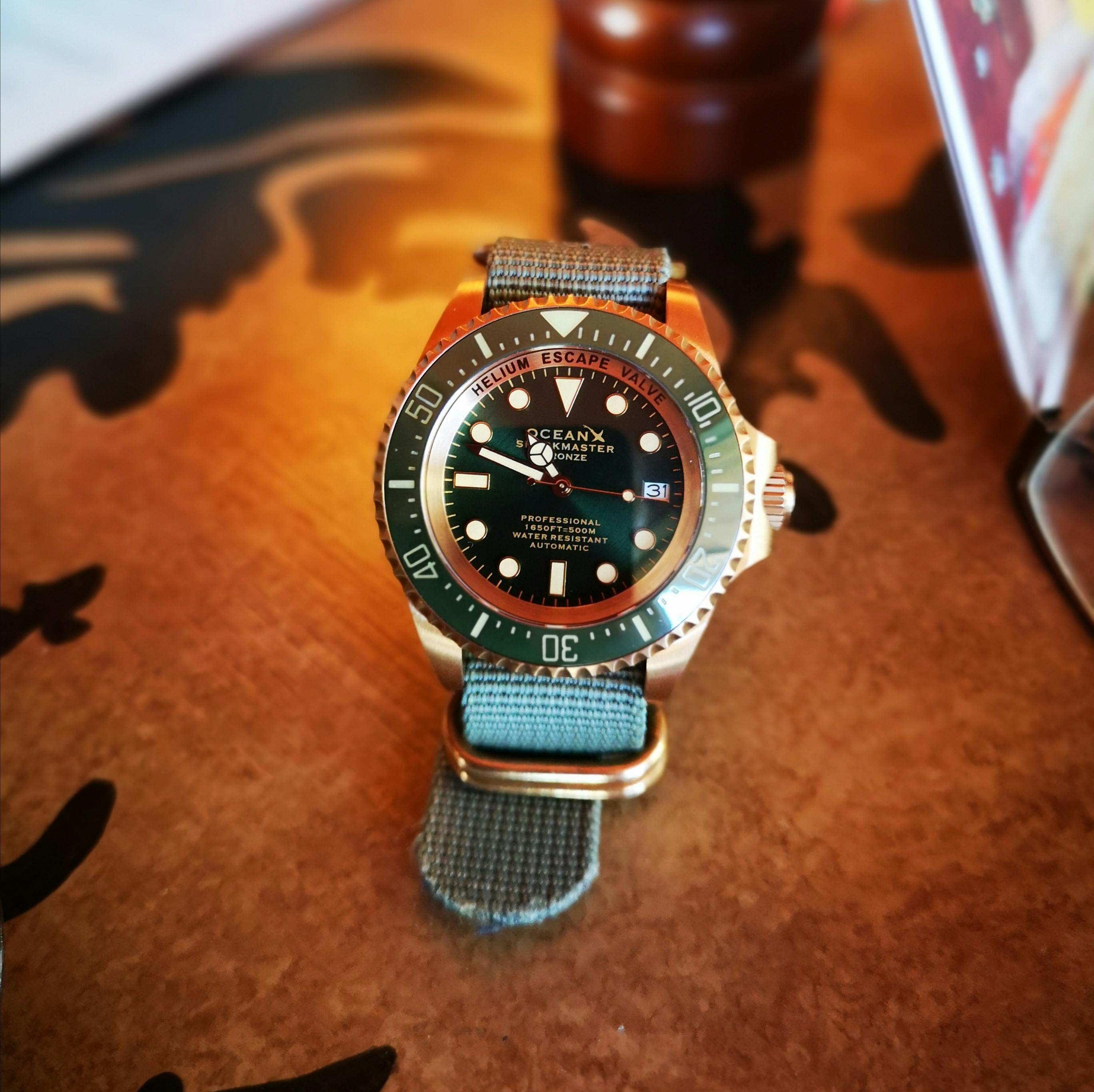 OceanX Sharkmaster Bronze SMB514 - SeriousWatches.com