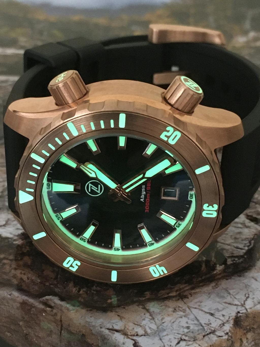 Zelos Abyss 3 Bronze Hunter Green