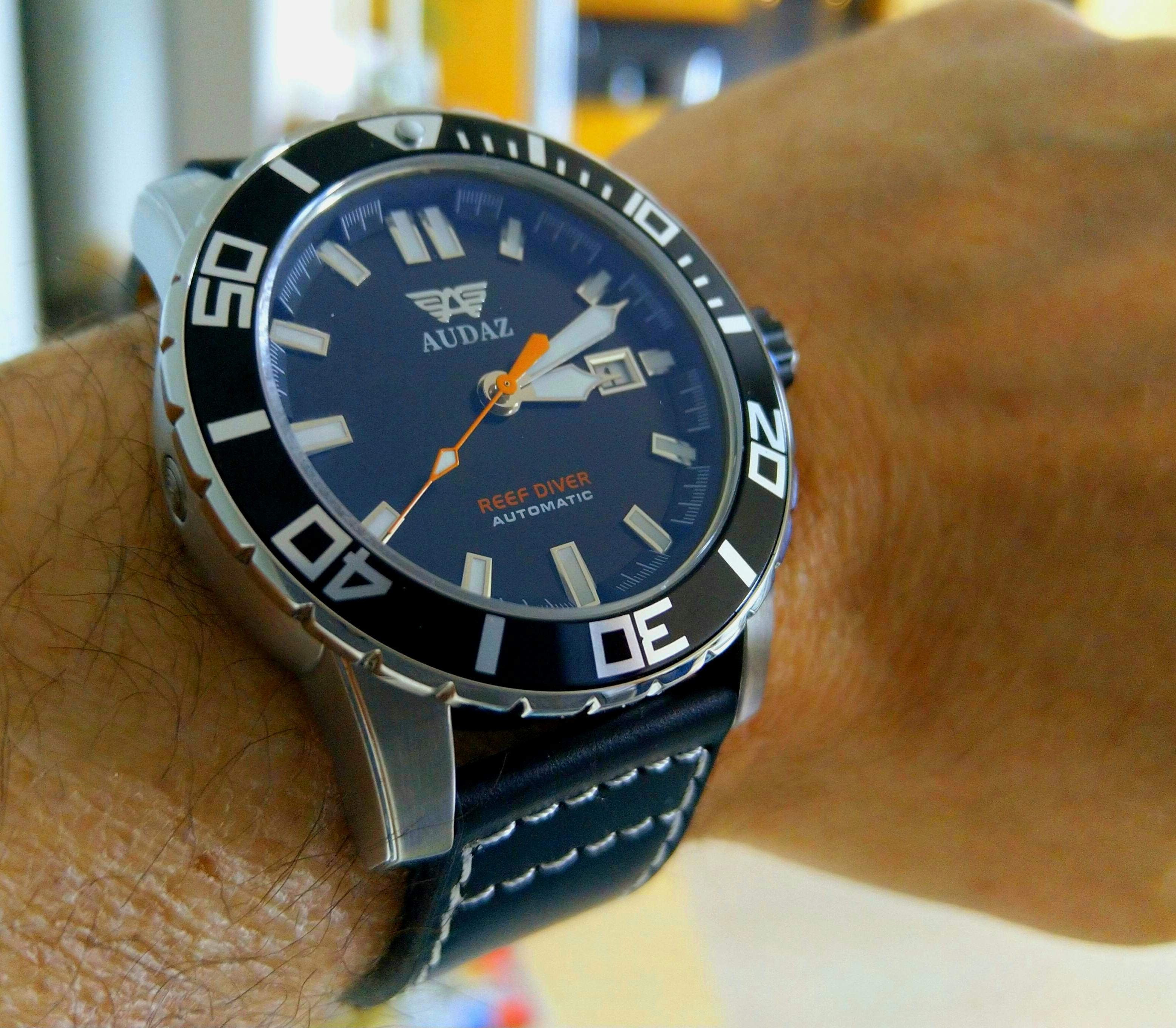 audaz reef diver automatic watch