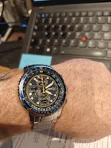 Islander Watch Calverton Flight Chronograph Alarm Blue Dial #ISL-283