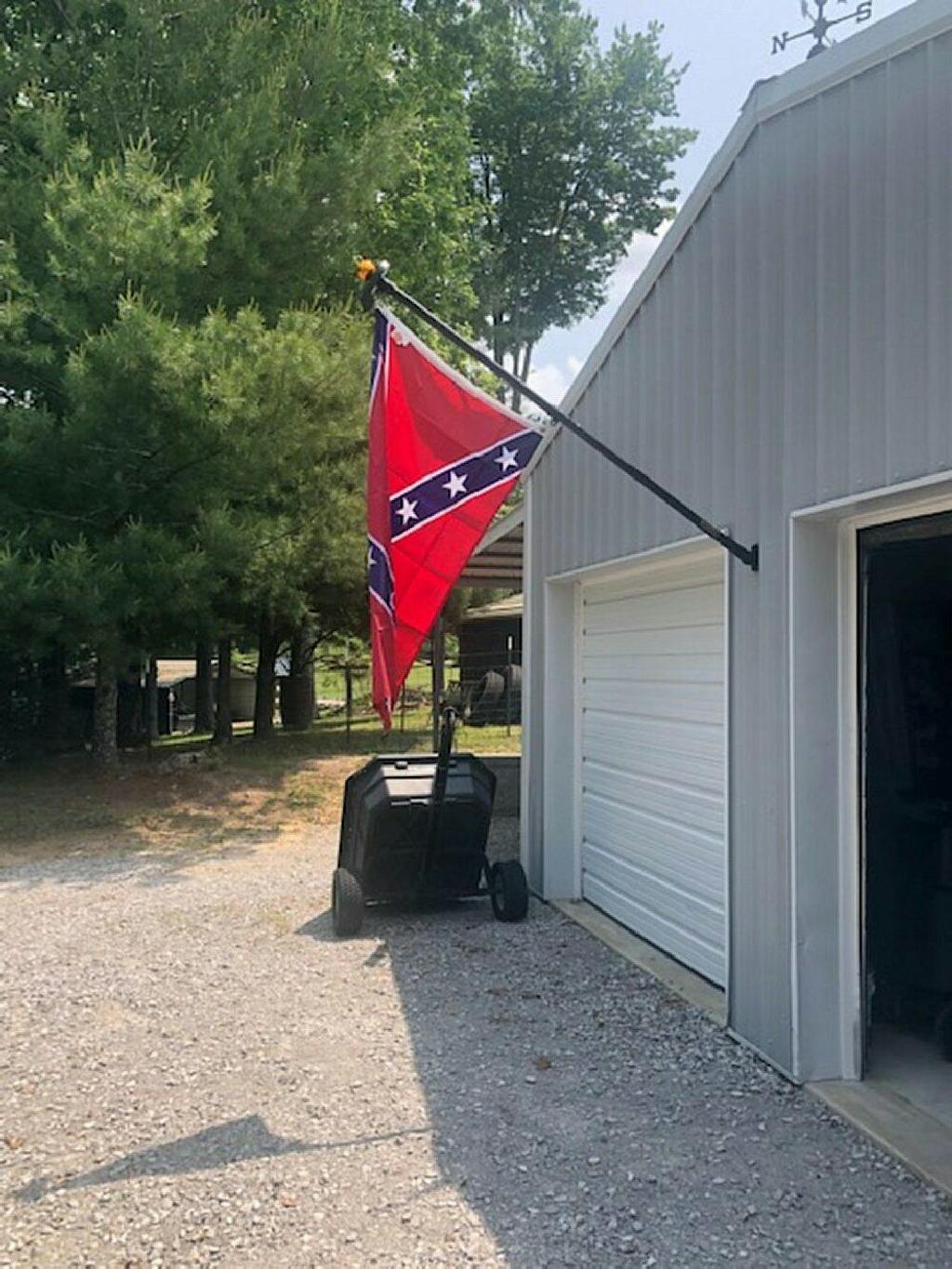 Orion 6' Premium Wall Mounted Flagpole Service First Products