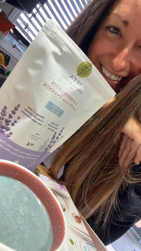 Latté à la Lavande