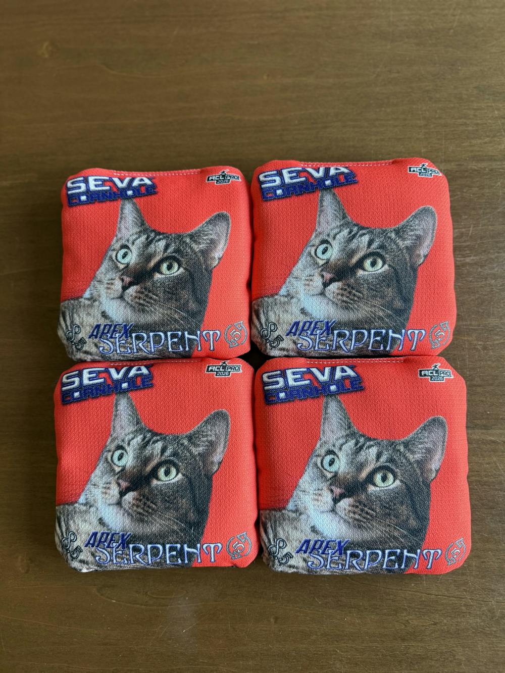 Customized SEVA Cornhole Bags