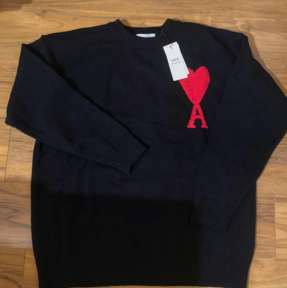 Seven Petals Heart Sweater