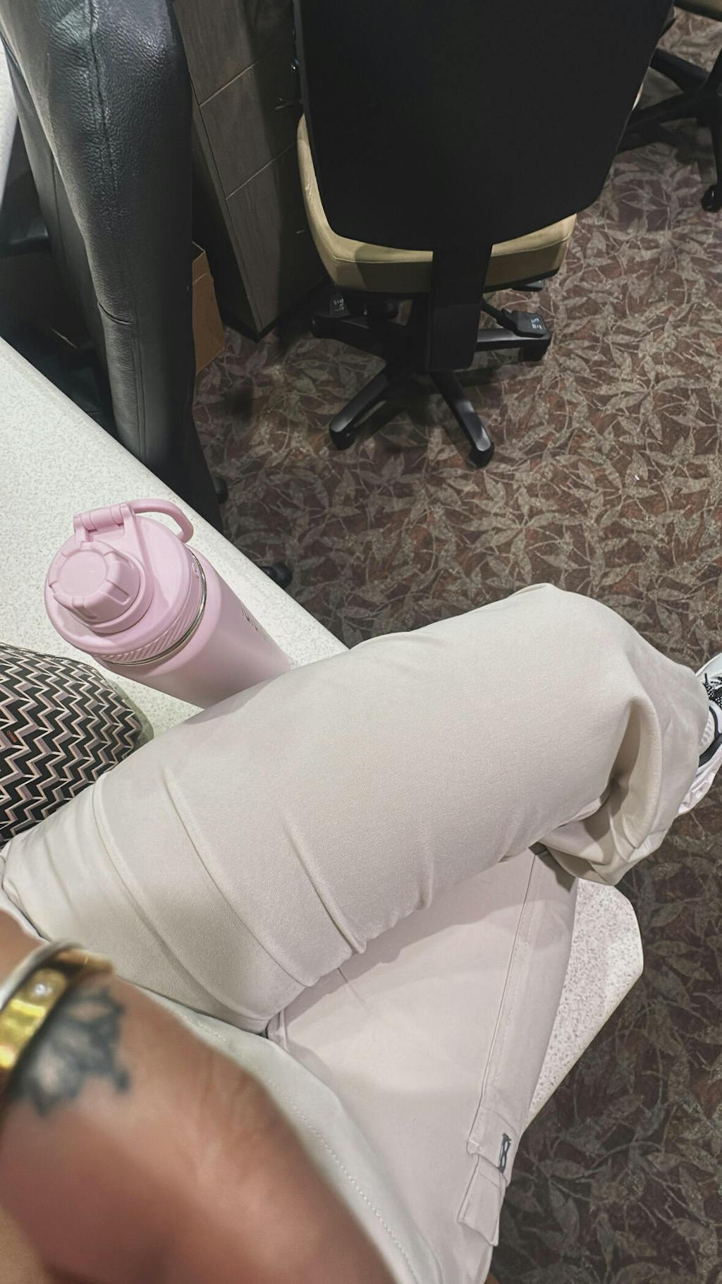 Straight Leg Scrub Pants Silk Sand