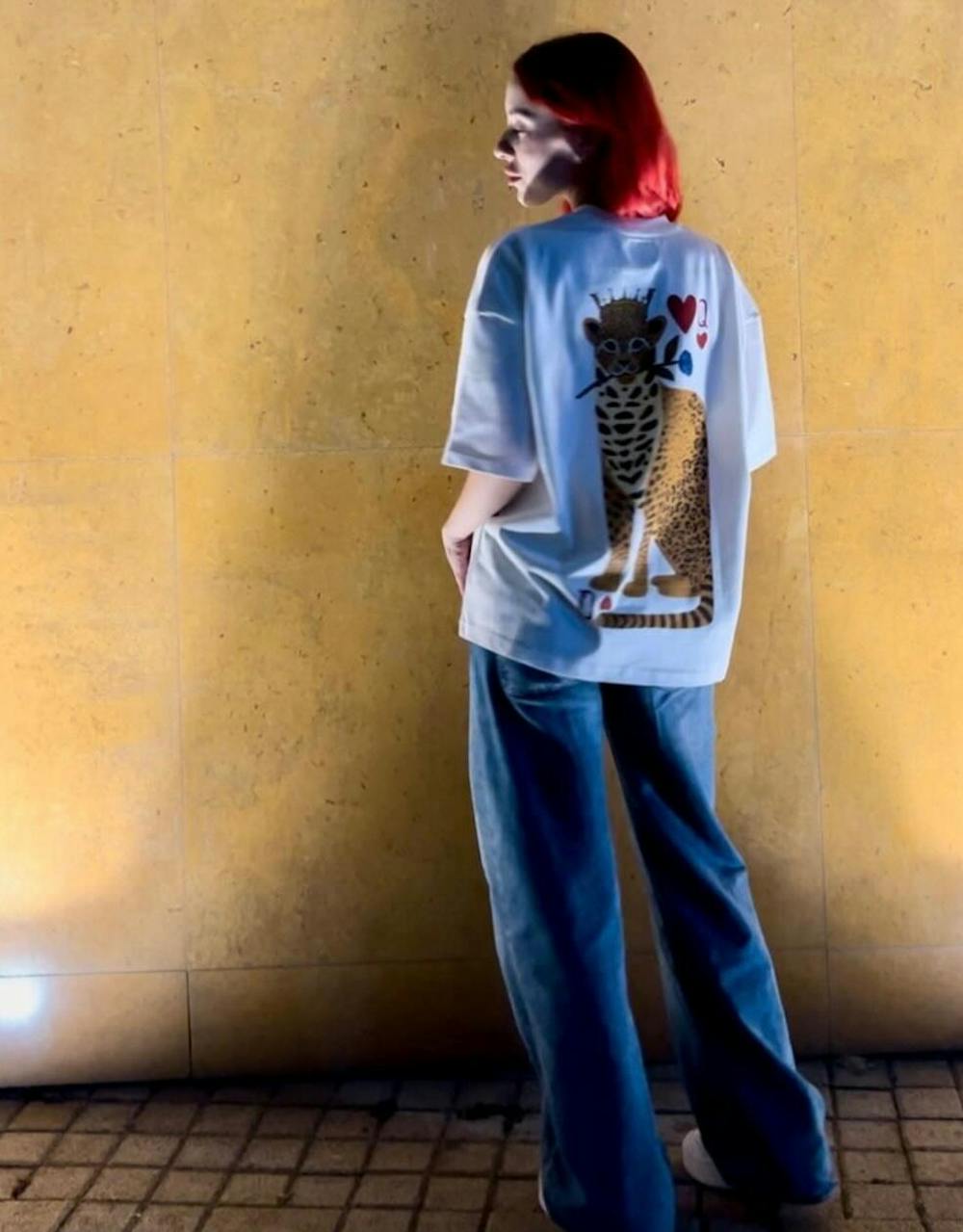 OVERSIZED MAJICA CARD QUEEN