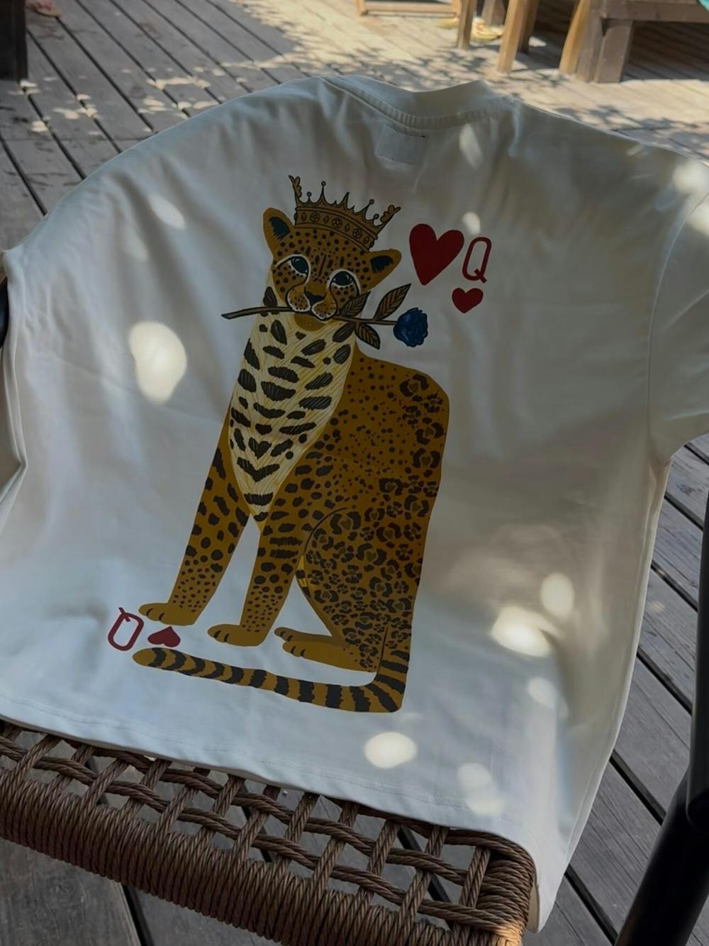 OVERSIZED MAJICA CARD QUEEN