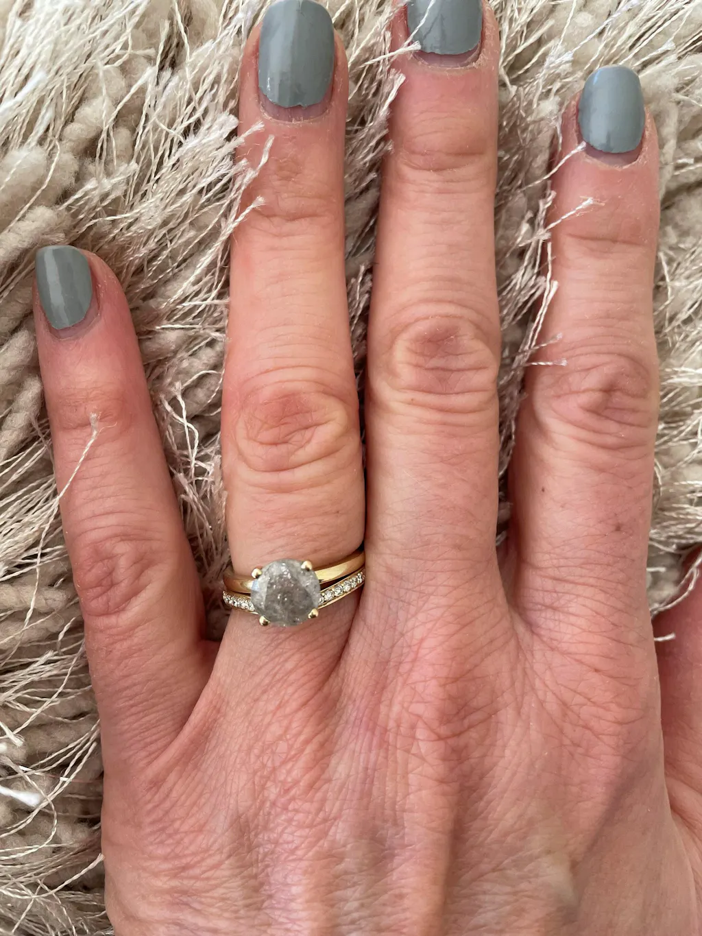 Diamond Eternity Wedding Band-Stacking gold rings- Diamond Band-Anniversary Gift-Minimalist ring-Anillo de bodas