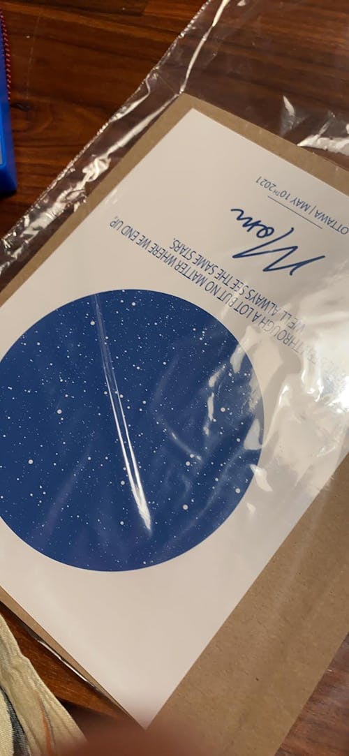 Custom Night Sky Star Map Print