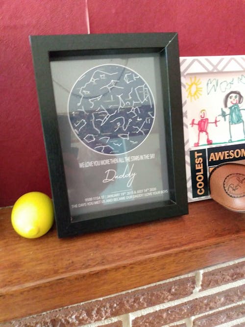 Where It All Began Custom Night Sky Star Map Print