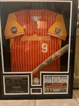 Extra Deep Jersey Display Case Cabinet Shadowbox (w/ Double Matting)