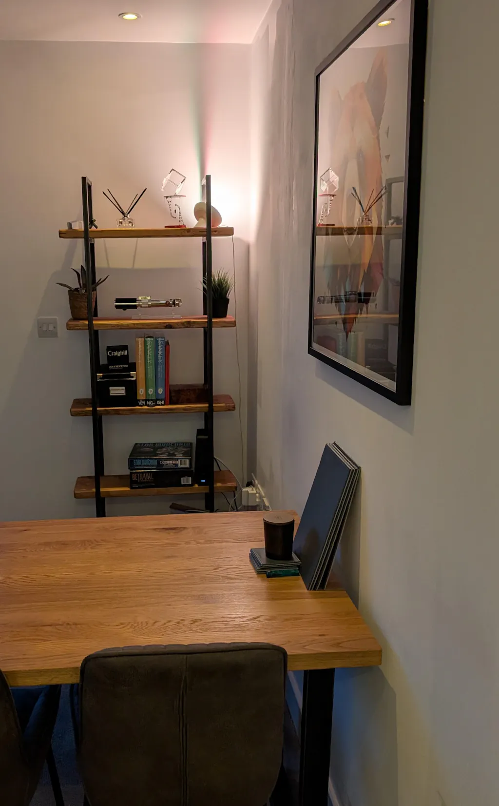 Industrial Retro Bookcase Unit Vintage Metal Reclaimed Solid Wood Storage Pine Oak Metal Shelves Shelf Display Bespoke Handmade in Britain