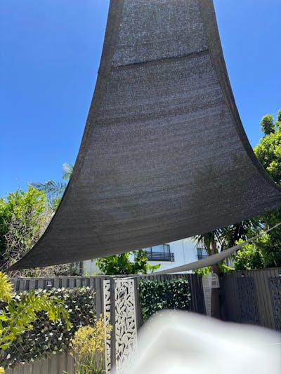 Black Triangle Shade Sail