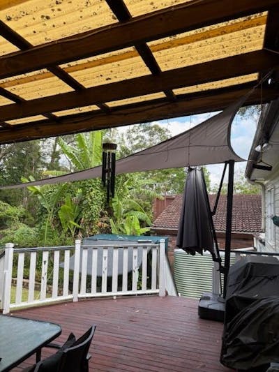 Grey Triangle Waterproof Shade Sail