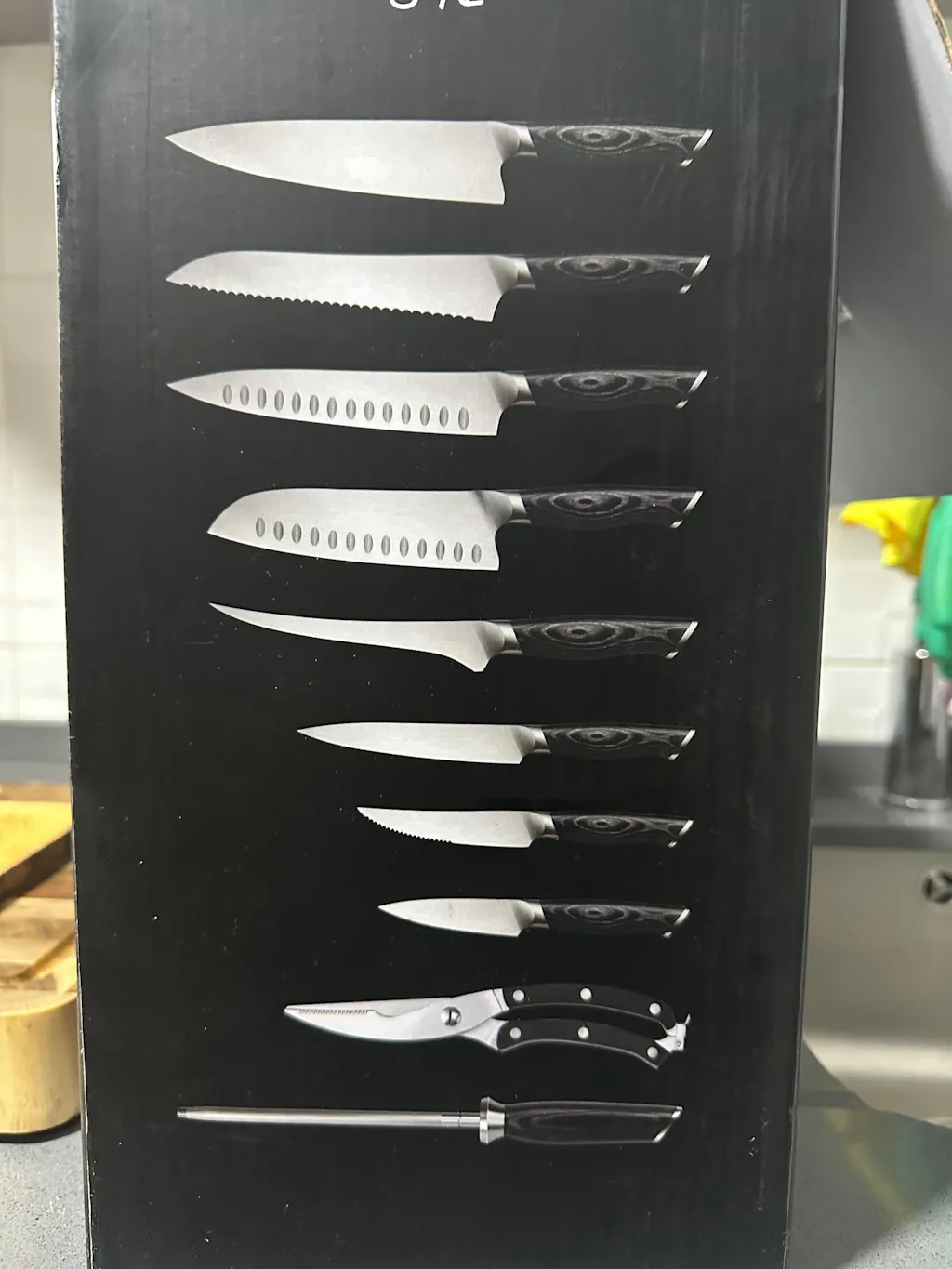 GENBU | Set de Couteaux Cuisine Japonais 16-Pcs