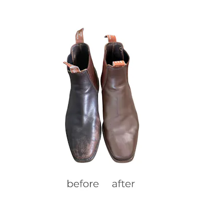 Leather Repair RM Williams  Shane's Shoe Repairs