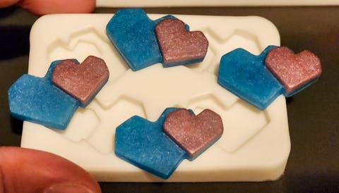 DOUBLE HEARTS MOLD