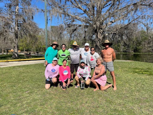 Coral Blue Heron UPF50+ Sun Protection Shirt