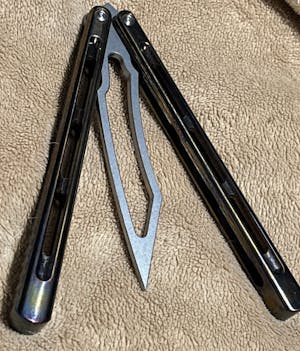 JK Emperor, Titanium Alloy Integrated Hollow Handle, High-end Shaft Sleeve, Oil Storage Positioning Shaft, Butterfly Knife Throwing