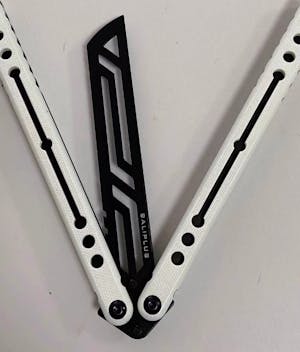 Nautilus, High-end Integrated Aluminum Handle Butterfly Knife, Shaft Sleeve Structure CNC Machining, Throwing Knife Practice Knife Without Cutting Edge