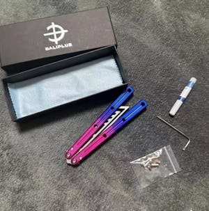 Boundless Siren, Unbladed Butterfly Knife, Non-slip Integrated Aluminum Alloy Handle, Swing Knife Practice Knife, Fancy Tools