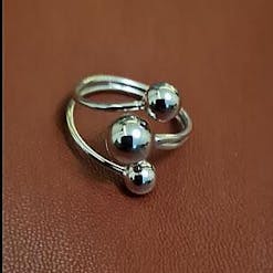 Bague "Boule de neige"