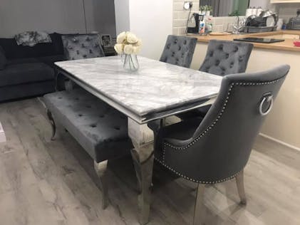 Original marble store dining table